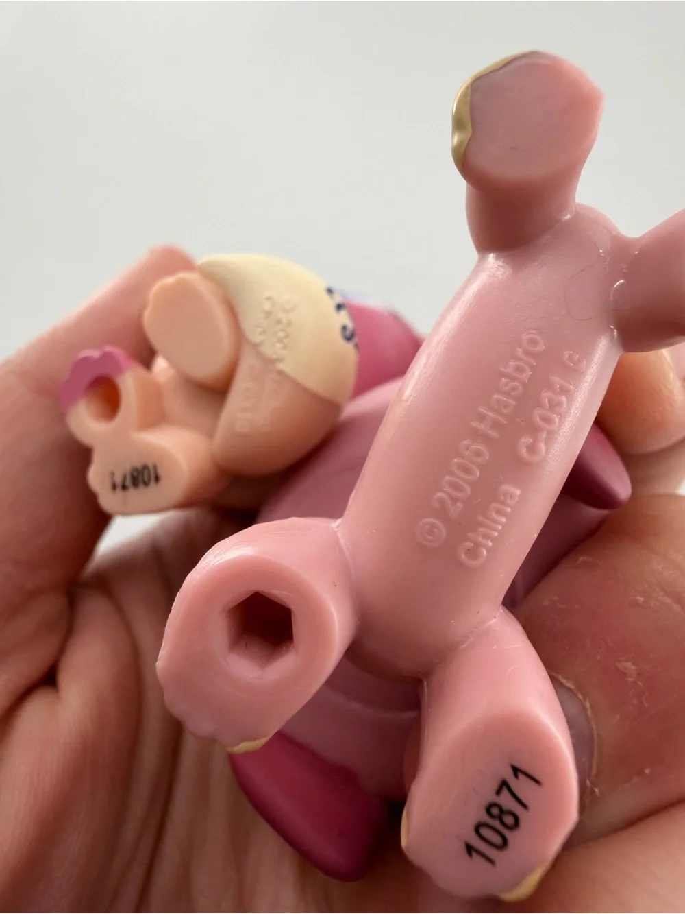 Littlest Pet Shop LPS 1306 Dachshund Dog 1402 Cat Pink Bundle Hasbro Collectible